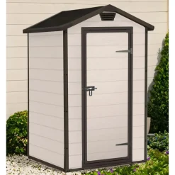 Casetta da giardino in resina Keter Manor sp. 16 mm beige 1,2 m²