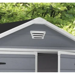 Casetta da giardino in resina Keter Manor sp. 16 mm grigio 4,4 m²