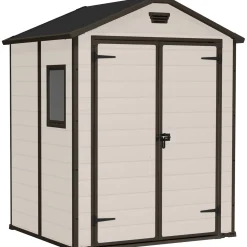 Casetta da giardino in resina Keter Manor sp. 16 mm beige 2,3 m²