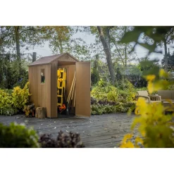 Casetta da giardino in resina Keter Darwin sp. 16 mm marrone 2 m²