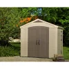 Casetta da giardino in resina Keter sp. 16 mm beige 4,42 m²