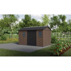 Casetta in resina Keter Newton + 7513/1375 marrone 7,8 m²