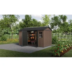 Casetta in resina Keter Newton + 7513/1375 marrone 7,8 m²