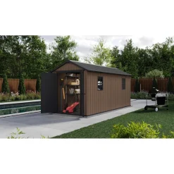 Casetta in resina Keter Newton + 7515/1575 marrone 9 m²
