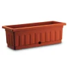 Cassetta Itaca con sottocassetta 40x20x17 cm in plastica terracotta