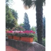 Cassetta Itaca con sottocassetta 80x20x17 cm in plastica terracotta