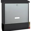 Cassetta postale acciaio Burg Wächter Black & Steel set London 68670 B+S