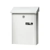 Cassetta postale in acciaio zincato Daily bianco