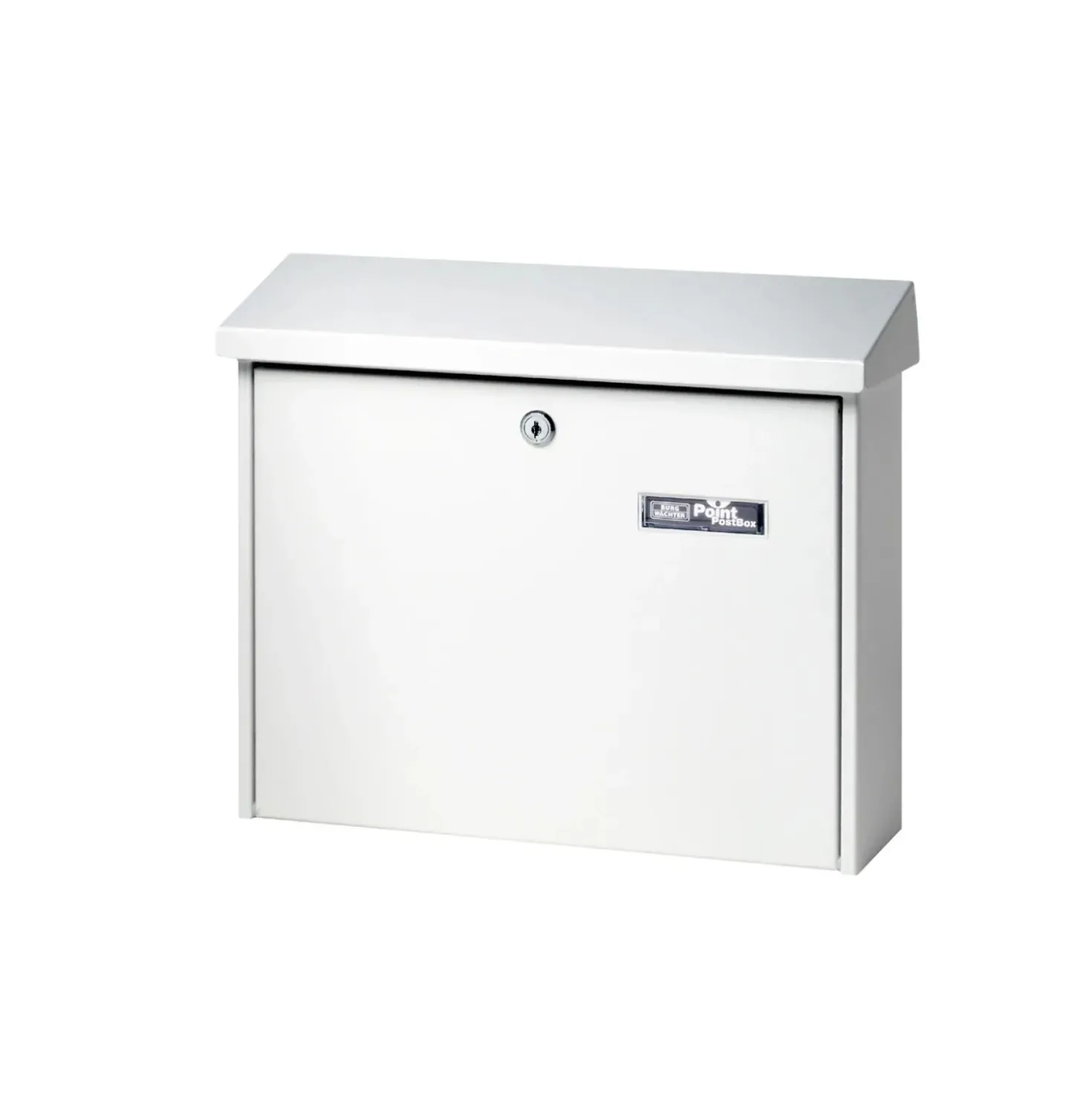 Cassetta postale in acciaio Burg Wächter Journal 5867 bianco