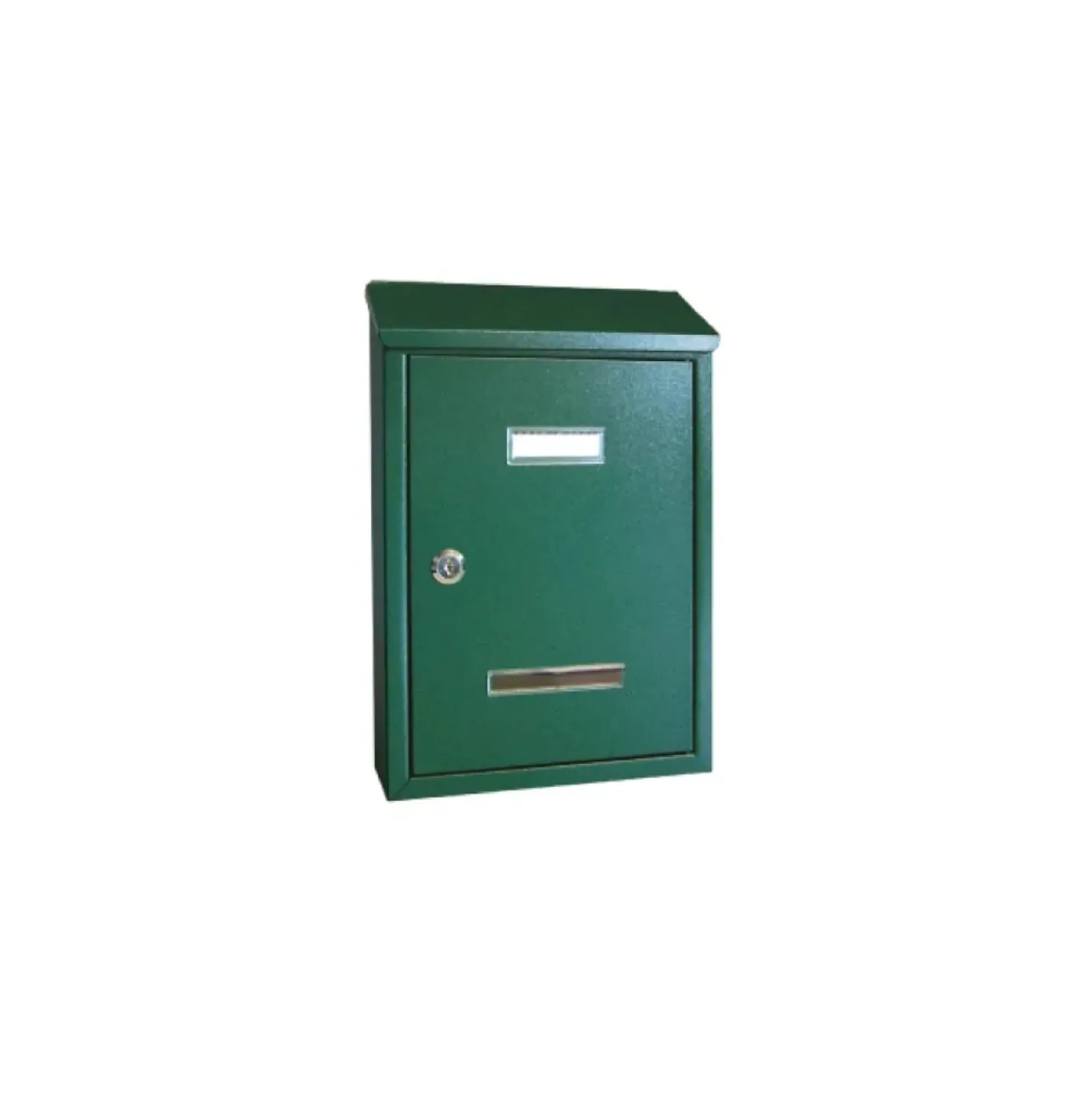 Cassetta postale in lamiera Tabloid 230x350x80 mm verde