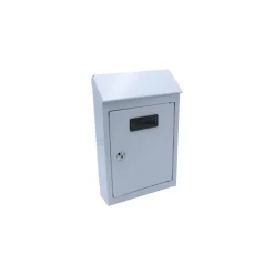 Cassetta postale in lamiera Small 200x300x60 mm bianco