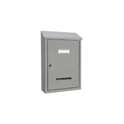 Cassetta postale in lamiera Tabloid 230x350x80 mm grigio