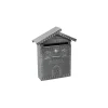 Cassetta postale in lamiera Rustica 255x340x50 mm grigio