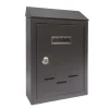Cassetta postale in lamiera Basic 180x260x60 mm nero