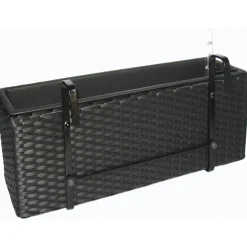 Cassetta rettangolare 51,5 cm nero