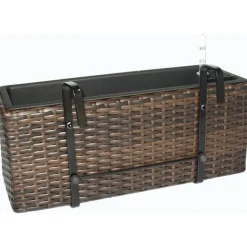 Cassetta rettangolare 51,5 cm marrone