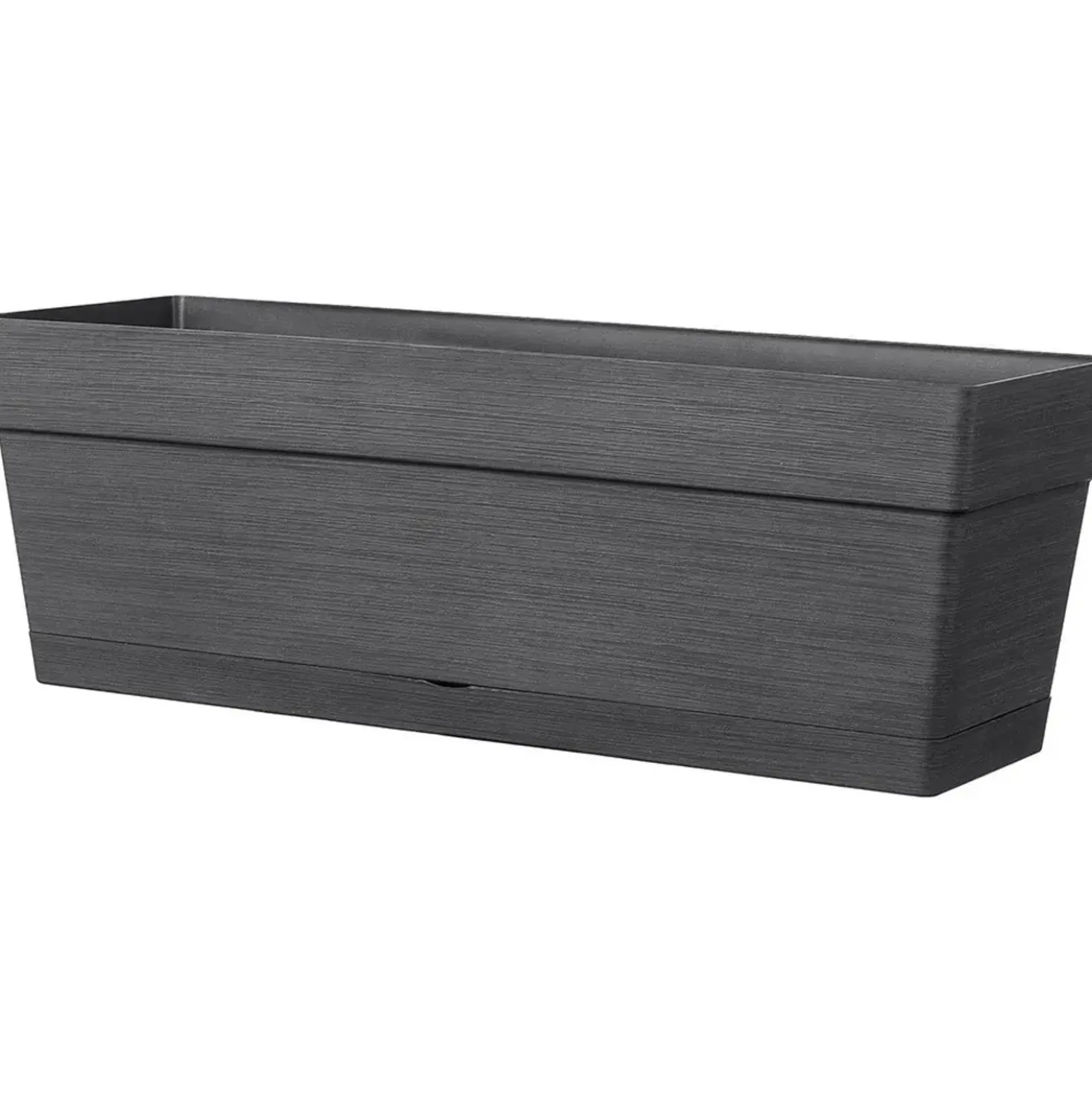 Cassetta Save in plastica antracite 49x17x17 cm