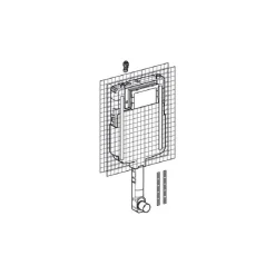 Cassetta WC da incasso Geberit Sigma in ceramica