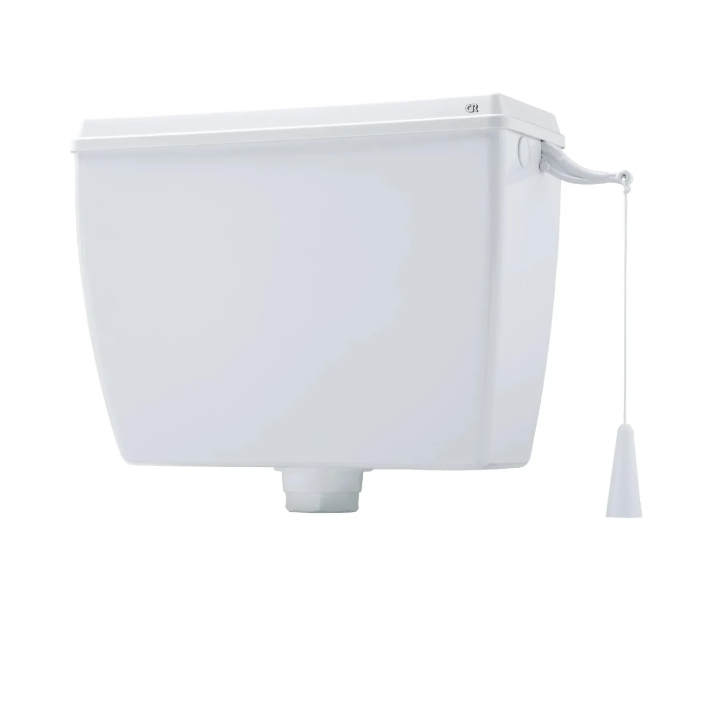Cassetta WC di scarico Alfa installazione alta bianco