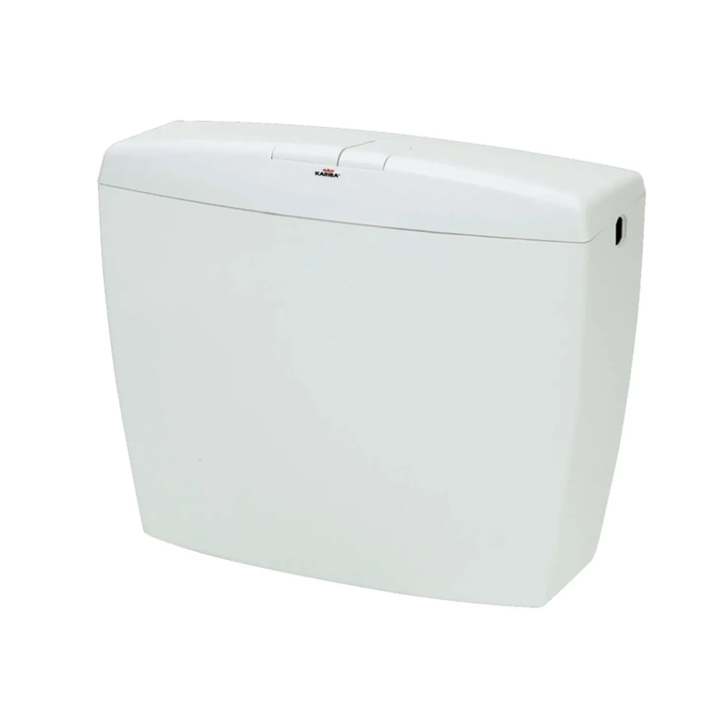 Cassetta WC esterna a zaino kariba 2008 duo in ABS bianco