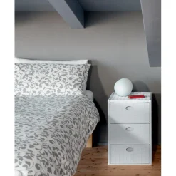 Cassettiera 3 cassetti Elegance Stefanplast 40x40xH59 cm bianca