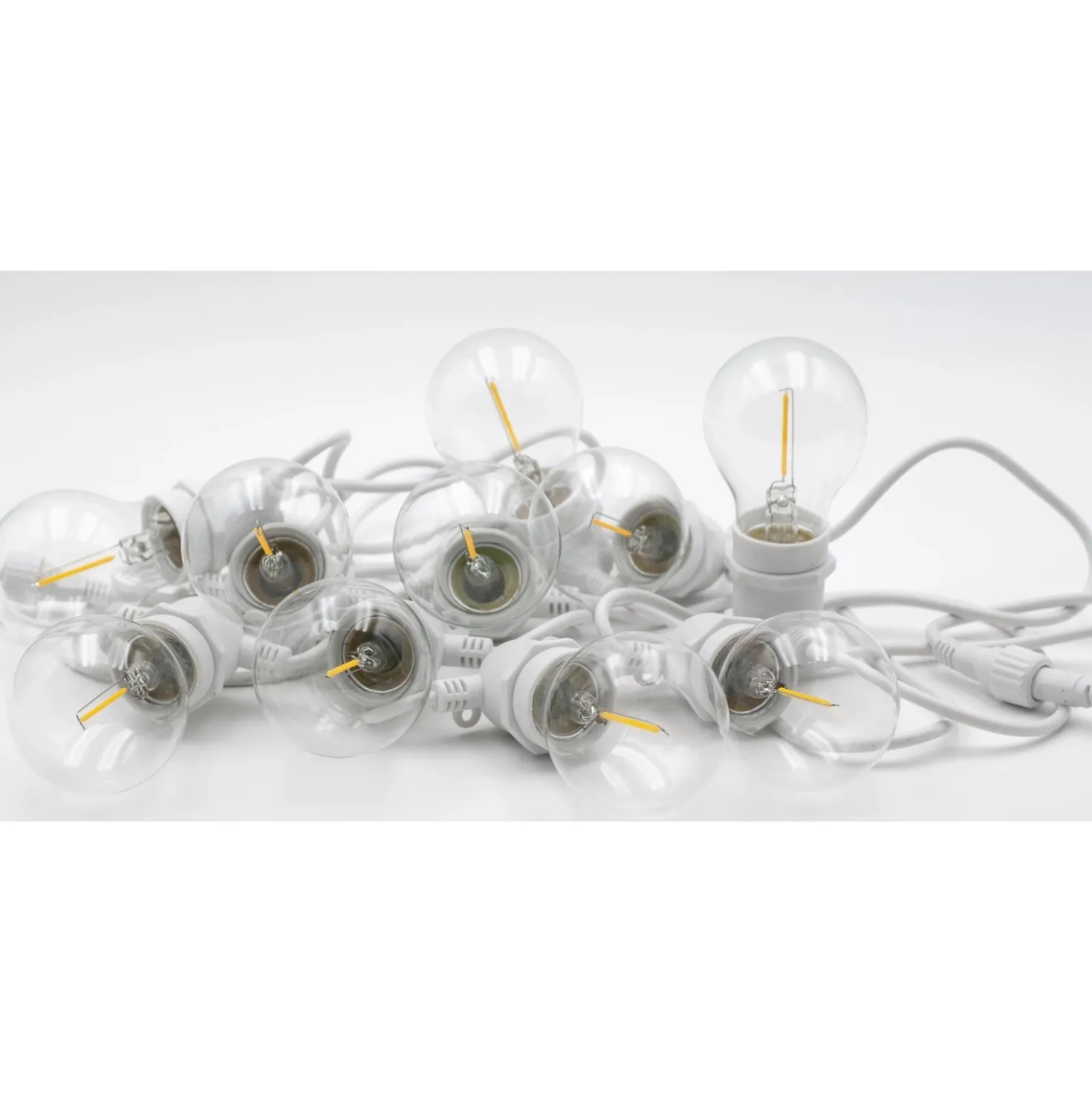 Catena luminosa da esterno LED Fiesta bianca 6W E27 500Lm 2200K