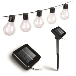 Catena luminosa solare 10 LED 5 m