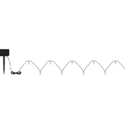 Catena luminosa solare 20 LED 2700 K 2,8 m