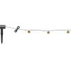 Catena solare sfere oro mt 3,8 3000k