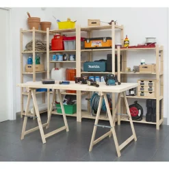 Cavalletto in legno di pino massiccio Standard P 400 Kg 74x73,5x37 cm