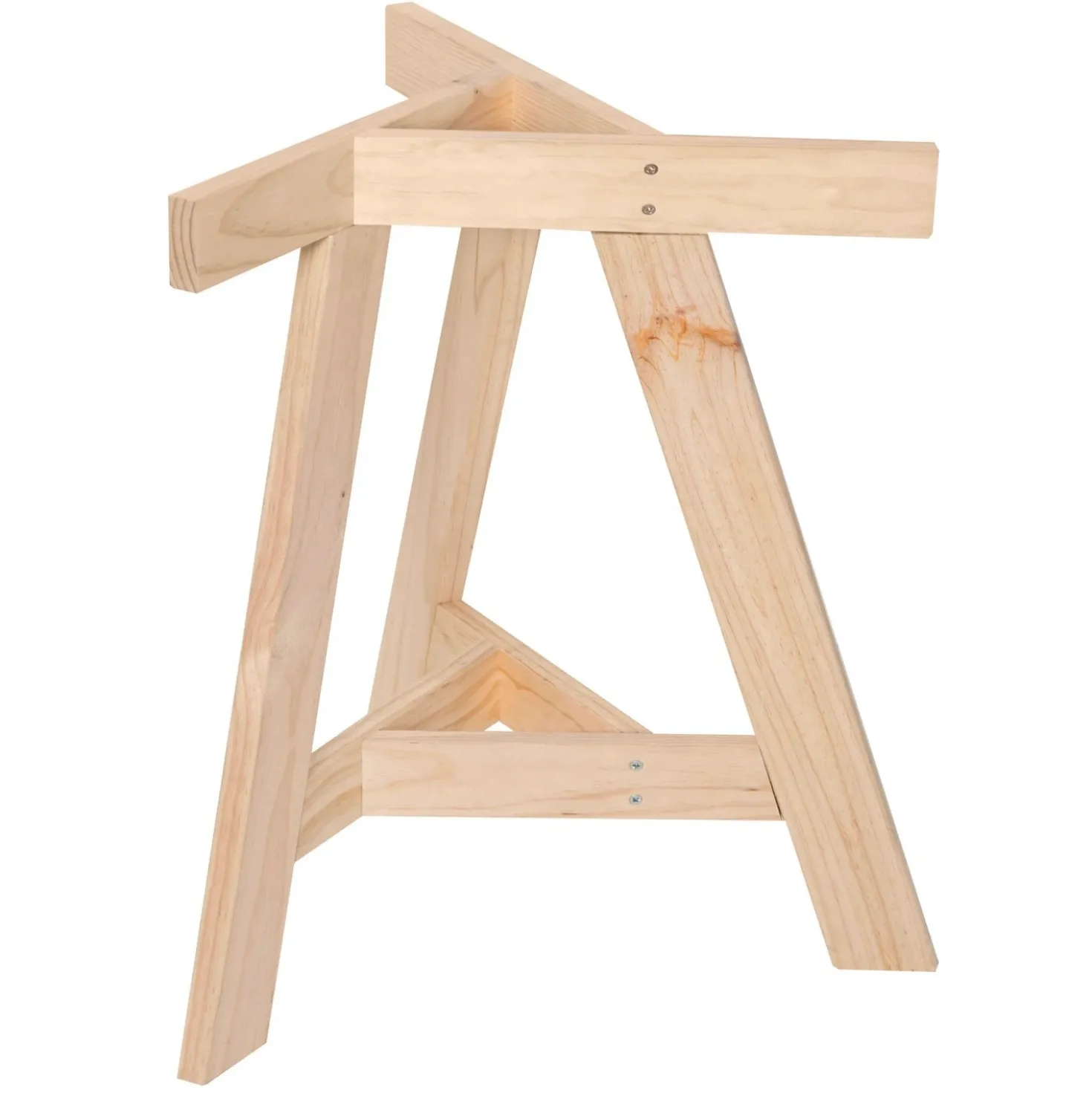 Cavalletto in legno di pino massiccio One 71,7x14,5x48 cm