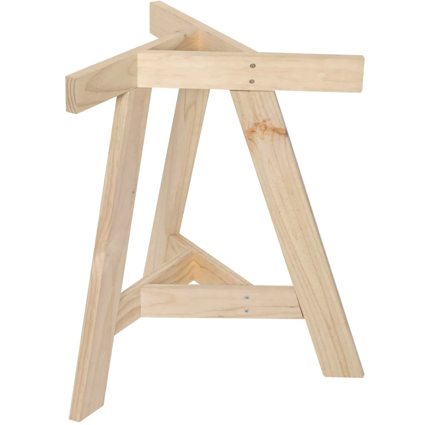 Cavalletto in legno di pino massiccio One 71,7x14,5x48 cm