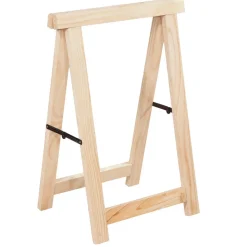 Cavalletto professionale in legno di pino massiccio 75x53x35 cm