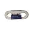 Cavetto in acciaio ottonato rivestito in pvc bianco anticorrosione diam. 4,5 mm
