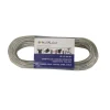 Cavetto in acciaio zincato rivestito con pvc trasparente Ø 4,5 mm x 20 m