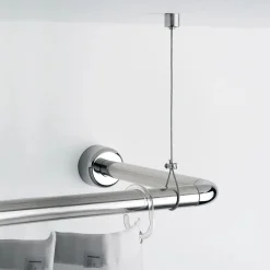 Cavetto reggi tenda doccia cromo