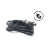 Cavetto TV maschio - femmina con adattatore 3 m