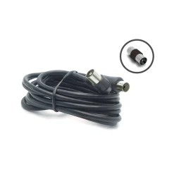 Cavetto TV maschio -femmina con adattatore 1,5 m