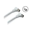 Cavetto TV spine 90° con adattatore 2 m