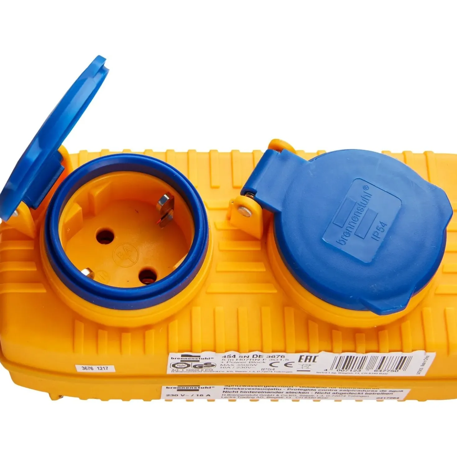 Cavo da cantiere Brennenstuhl con Powerblock H07RN-F3G1,5 5 m