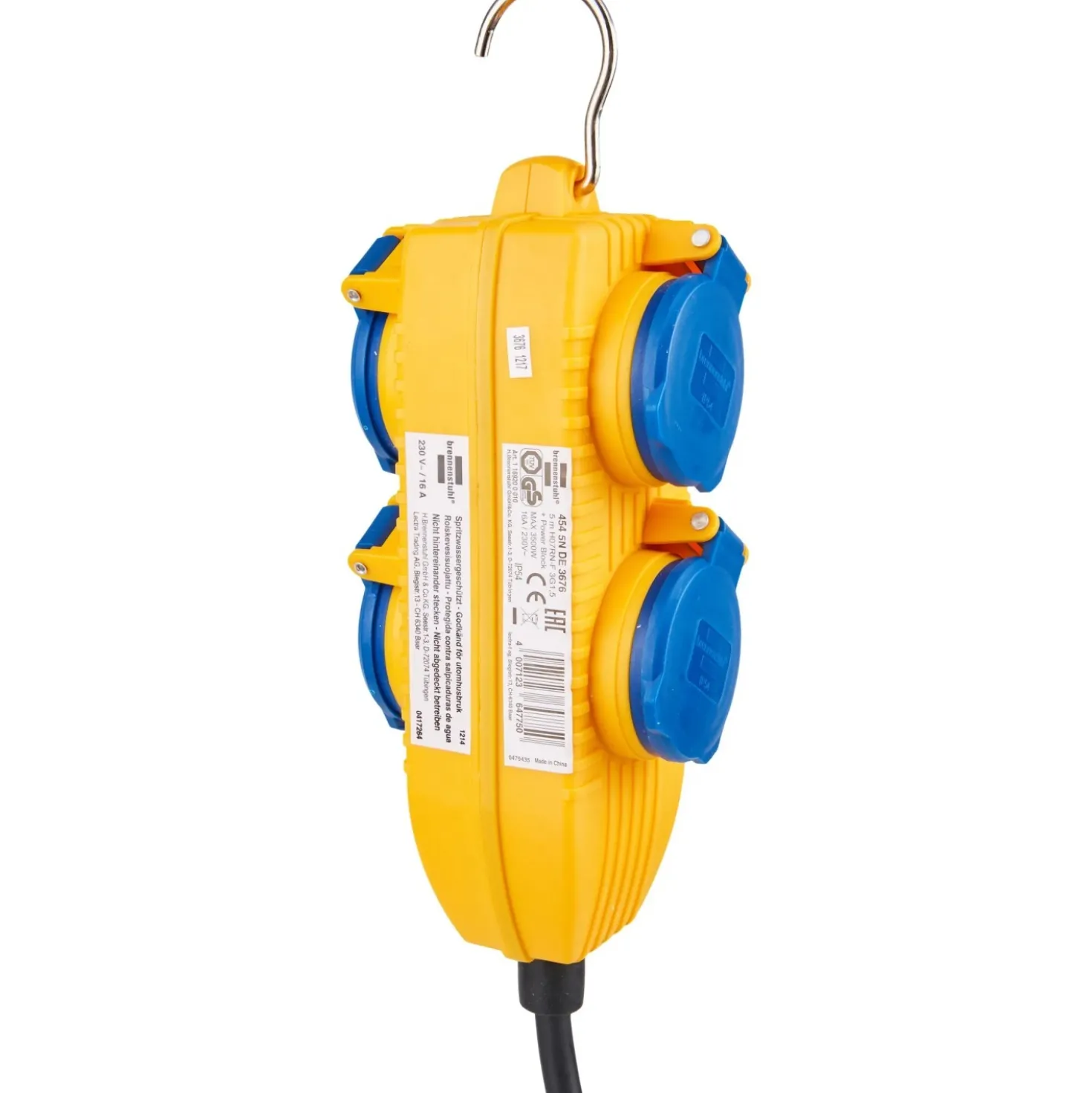 Cavo da cantiere Brennenstuhl con Powerblock H07RN-F3G1,5 5 m