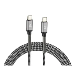 Cavo da Usb Type-C a Type-C ultra resistente 200 cm nero/grigio