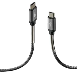 Cavo da Usb Type-C a Type-C ultra resistente 200 cm nero/grigio