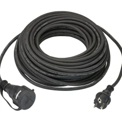 Cavo di prolunga H05RR-F 3G1,5 25 m Nero