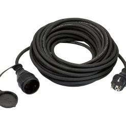 Cavo di prolunga H05RR-F 3G1,5 15 m Nero