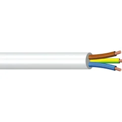 Cavo H05VV-F 3x1,5 mm² 10 m bianco