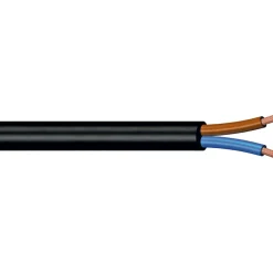 Cavo H05VV-F 2x1 mm² 25 m nero