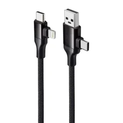 Cavo magnetico universale 4 connettori 3A 60 W