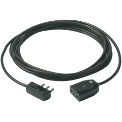 Cavo prolunga Vimar 3G1+spina piatta 3 m nero