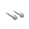 Cavo telefono piatto RJ11 6p/4C 10 m bianco